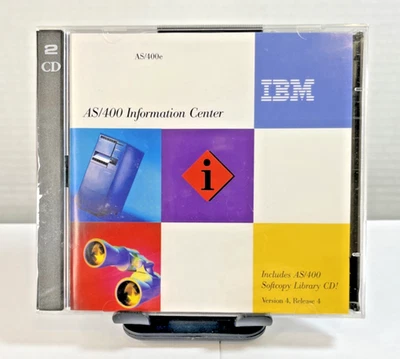 IBM AS/400e Information Center V4R4 2-CD Software Set – NEW Sealed – Vintage - Image 1 of 4