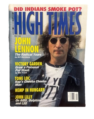 High Times Magazine May 1992 - Featuring John Lennon, Tone Loc, Victory Garden - Image 1 of 4