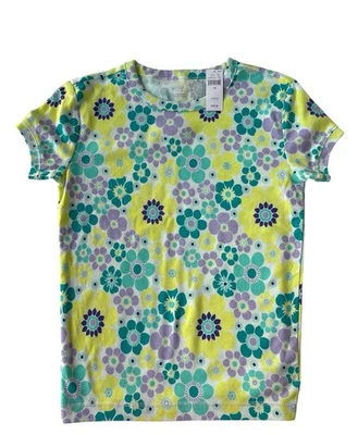 GAP Kids Organic Grown Cotton Fitted Pajama Top Floral Sleeveless Girl's 14 NWT - Image 1 of 2