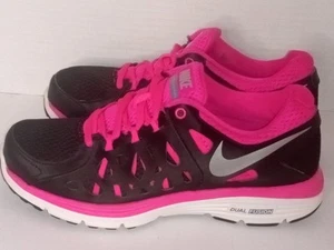Nike Dual Fusion Run 2 Black And Pink Size 7 - Picture 1 of 5