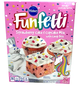 Pillsbury Funfetti Erdbeerkuchen & Cupcake Mix 15,25 Oz. - Bild 1 von 1