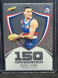 2024 AFL SELECT RORY LOBB MILESTONE GAMES BULLDOGS CARD #MGH104 d#139/240 - Picture 1 of 2