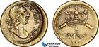 AJ364, England & Netherlands, William III, Monetary Weight for 1/2 Guinea, EF