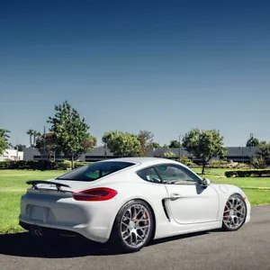 19” RUGER MESH FLOW FORGED WHEELS FOR PORSCHE 981 CAYMAN S 19x8.5 & 19x11 - Picture 1 of 11