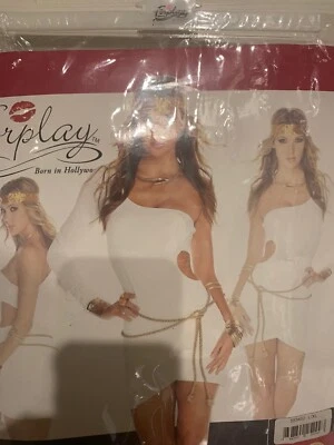 Новый без ценников Forplay сексуальный небесный греческая богиня римский костюм взрослый размер L/XL - Изображение 1 из 4