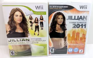 Jillian Michaels Fitness Ultimatum 2009 & 2011 Wii Game Lot (New, Sealed, READ) - Picture 1 of 16
