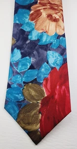 Vintage Adolfo Floral Abstrakt Herren Krawatte Bunt 56" - Bild 1 von 5