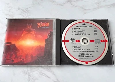 Dio The Last In Line CD TARGET DISC! WEST GERMANY Warner 9 25100-2 Rainbow RARE! Foto 1 de 4