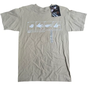 T-shirt Tan 5.11 nuova con etichetta taglia S - "Pistola batte roccia, carta e forbici" - Foto 1 di 4