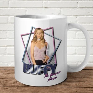 Buffy The Vampire Slayer Mug Tv Show Gift Birthday Present 90's TV Hunter Angle - Picture 1 of 3