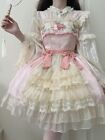 Lolita Girls Sweet JSK A-Line Dress Japanese School  Princess Bow Dress Costume