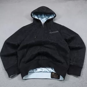 De Colección Zoo York Sudadera con Capucha Hombres Pequeña Y2K Cremallera Completa Grunge Patinador Satinado Edredón Forrado Calavera - Imagen 1 de 13