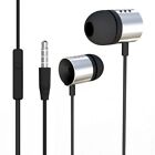 3.5Mm Wired Headset Stereo Inear Microphone Earphones  For Mobile Phones