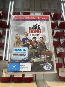 The Big Bang Theory Season 3 - Jim Parsons - 4 Disc -   PAL DVD Region 4 new - Picture 1 of 2