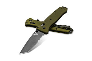Benchmade 537SGY-1 Bailout 3.38" Combo Edge CPM-M4 Blade, Anodized Aluminum