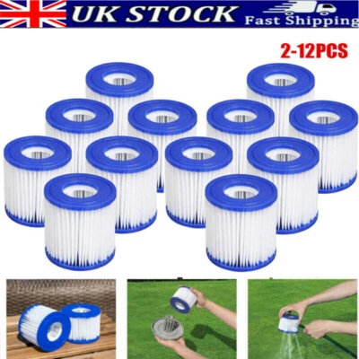 2-12pc For Bestway Lazy Lay-Z-Spa Filters VI Cartridge Hot Tub Spa Swimming pool - Image 1 of 4