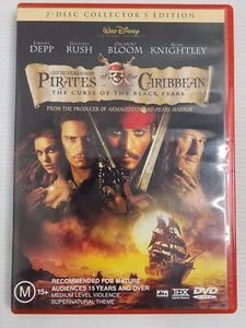 Pirates Of The Caribbean The Curse Of The Black Pearl 2003 DVD Free Post - Picture 1 of 7