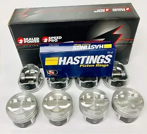 Juego de pistones hiperéuticos de potencia sellados/8+ anillos MOLY Chevy 5,7L 350 VORTEC STD - Imagen 1 de 7