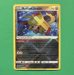 Pokémon TCG Radiant Jirachi Silver Tempest 120/195 Holo Radiant selten - Bild 1 von 2