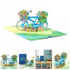 Blank Flower Bike Greeting Card Birthday Greeting Cards  Festivital Gifts