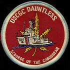 USCG Coast Guard USCGC Dauntless Scourge Of The Caribbean Patch N-5