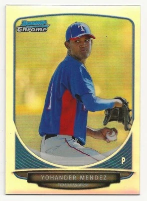 2013 Bowman Chrome Mini Yohander Mendez /125 #308 - Image 1 of 2