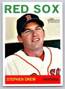 2013 Topps Heritage #313 Stephen Drew Boston Red Sox - Picture 1 of 2