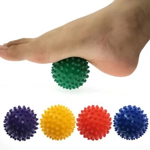 1X Tragbarer Massageball mit Stacheln Triggerpunkt Sport Fitness Hände Plantar Sport - Bild 1 von 18