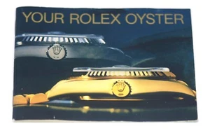 Your Rolex Oyster Booklet Manual 1989 English - Picture 1 of 1