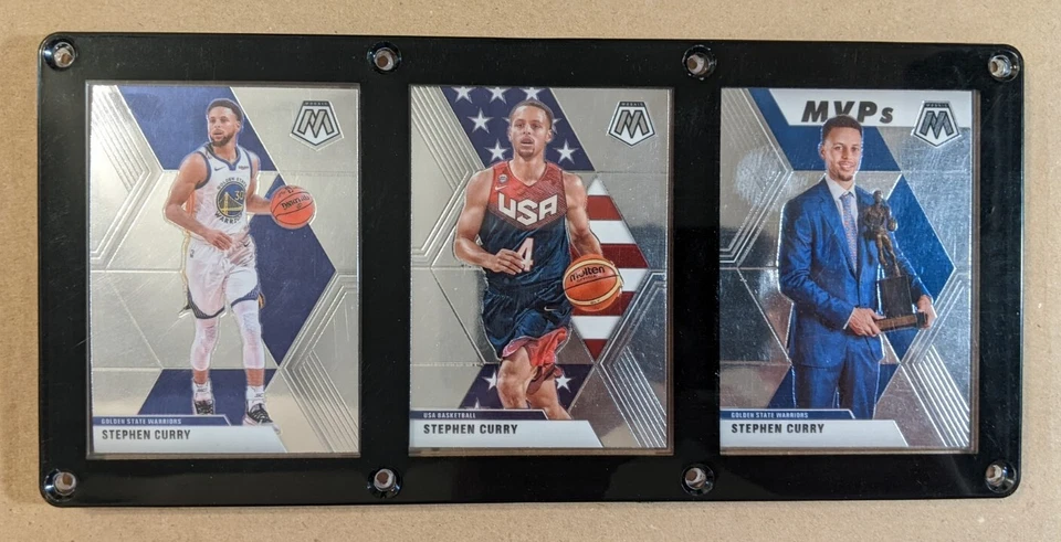 PLACA DE 3 CARTAS STEPHEN CURRY GOLDEN STATE WARRIORS STEPH  Foto 1 de 1