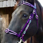 Horse Halters And Lead Ropes PU Leather Halter And Lead Ropes Unfettered Halters