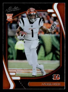 2021 Panini Absolute #105 Ja'Marr Chase Green Cincinnati Bengals - Picture 1 of 2
