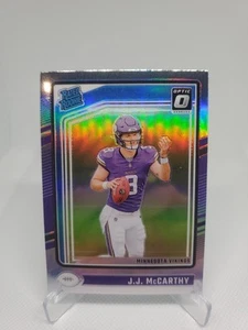2024 Panini Donruss Optic - Rated Rookie J.J. McCarthy #235 Holo Prizm (RC) - Bild 1 von 2