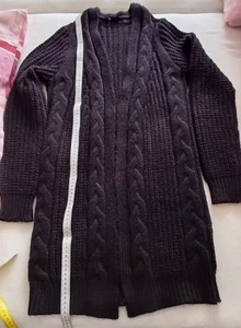 Strickjacke Strichmantel Cardigan Damen M schwarz Bodyflirt - Bild 1 von 4