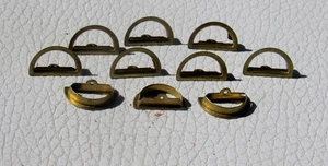 MESSING 1/2 RUNDE DURCHLAUFLÖCHER 1/2 ZOLL DURCHMESSER - 10/PKG - Bild 1 von 1