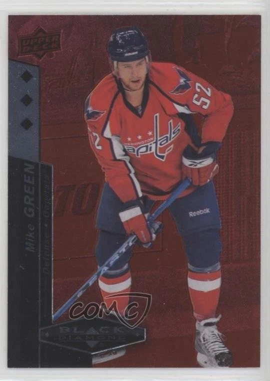 2010-11 Upper Deck Black Diamond Ruby /100 Mike Green #136 - Image 1 of 2