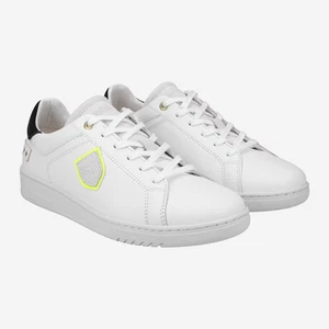 Gr. 45 Pantofola D´Oro Schuhe Sneaker Neon Weiß UOMO LOW - Bild 1 von 5