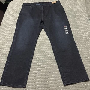 Levi’s Men’s 541 Athletic Taper Jeans 42x32 Black Stretch Denim Extra Room New - Picture 1 of 8