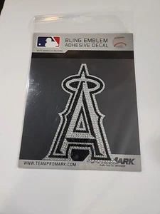 Los Angeles Angles 6" RHINESTONE BLING EMBLEM ADHESIVE DECAL FREE SHIP - Picture 1 of 3