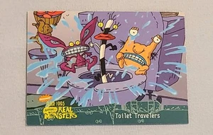 Fleer Ultra: Aaahh!! Real Monsters "VIAGGIATORI IN TOILETTE" #73 Trading Card - Foto 1 di 2