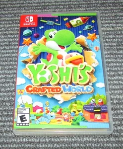 Yoshi's Crafted World (solo estuche) Nintendo Switch auténtico envío rápido - Imagen 1 de 3