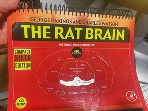 The Rat Brain in Stereotaxic Coordinates No CD by George Paxinos & Charles W(L3) - Picture 1 of 4