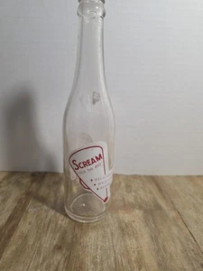 VINTAGE SCREAM BARQ'S POP FLASCHE GLAS 10FL Marion Ohio sehr selten - Bild 1 von 4