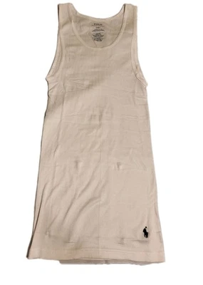 Polo Ralph Lauren Calce Clásico Blanco Algodón Pequeña Camiseta NUEVA SIN ETIQUETAS  Foto 1 de 4