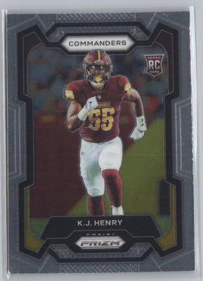 2023 Panini Prizm #400 K.J. Henry RC - Image 1 of 2