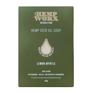 Hemp Worx Hemp Seed Oil Lemon Myrtle Soap 120g - Picture 1 of 2