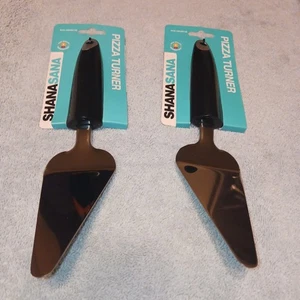 Professional Pizza Burger Pie Spatula Turners. Set Of 2. Luxury Shanasana. - Picture 1 of 4
