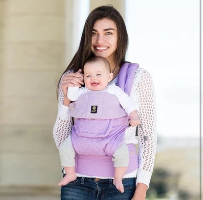 Portabebés LÍLLÉbaby Completo Repujado Luxe 6 en 1 March of Dimes Lavanda Foto 1 de 4