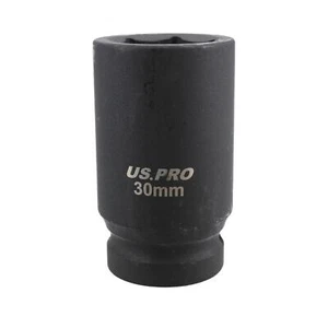 Enchufe de impacto profundo de 30 mm 3/4" accionamiento hexagonal único 6 puntos acero cromo vanadio - Imagen 1 de 1