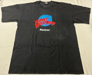 Planet Hollywood Nassau Bahamas XL Black T-Shirt - Picture 1 of 6